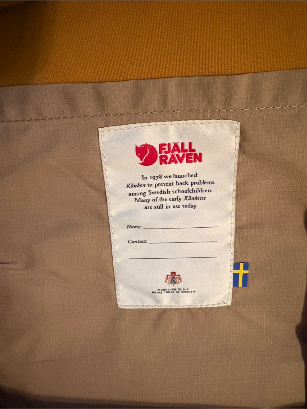 Kånken No 2 Acorn Sedona Embroidered Backpack - Picture 7 of 9